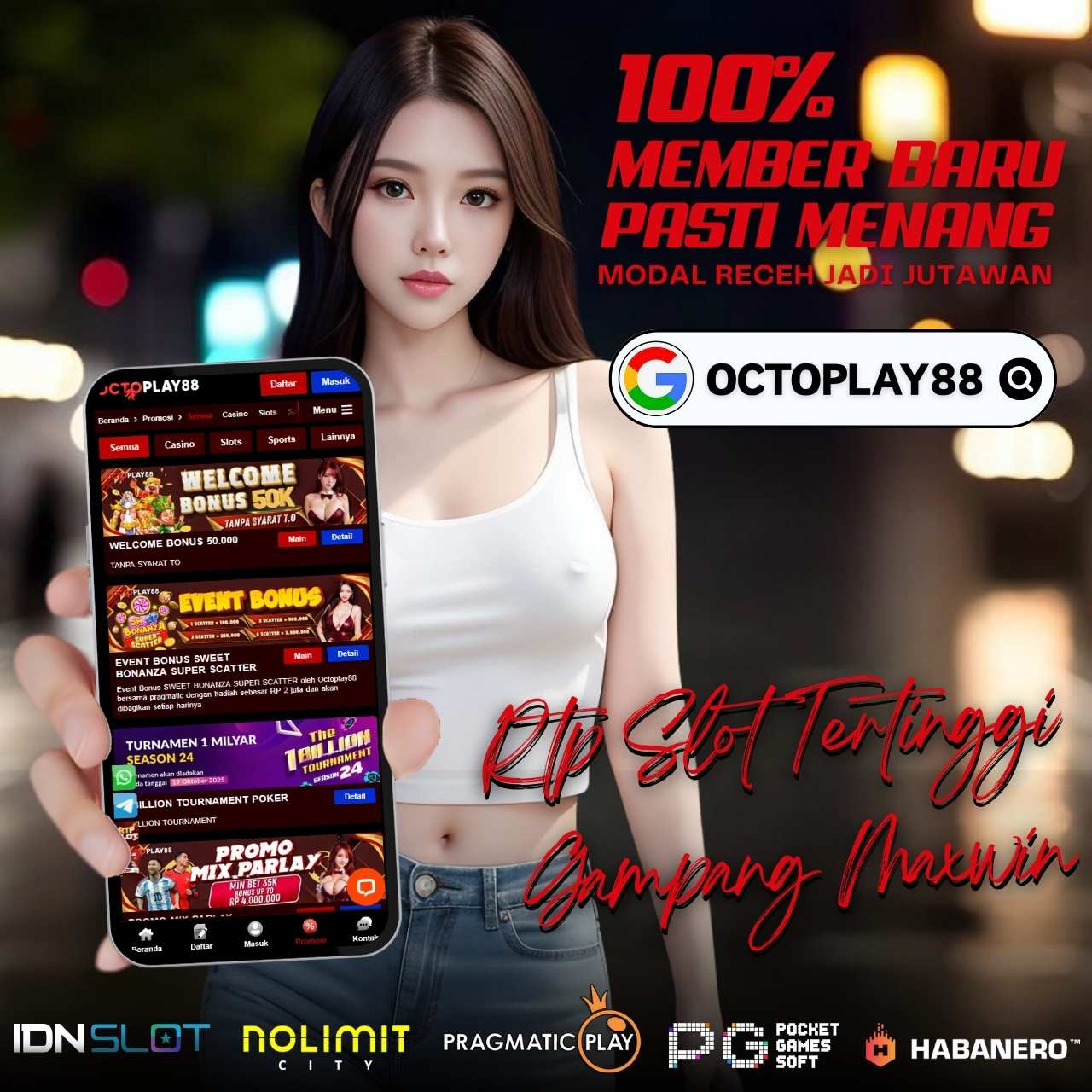 OCTOPLAY88 TERPOPULER | CARA MUDAH NAIKKAN KEUNTUNGAN SETIAP PUTARAN
